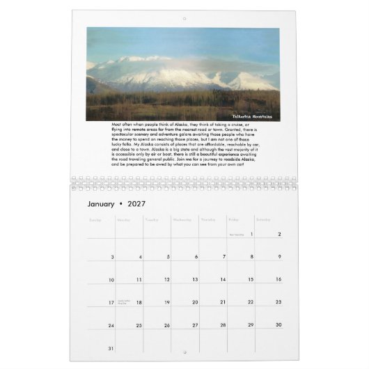 Vudsies Alaska Kalender (Jan 2027)