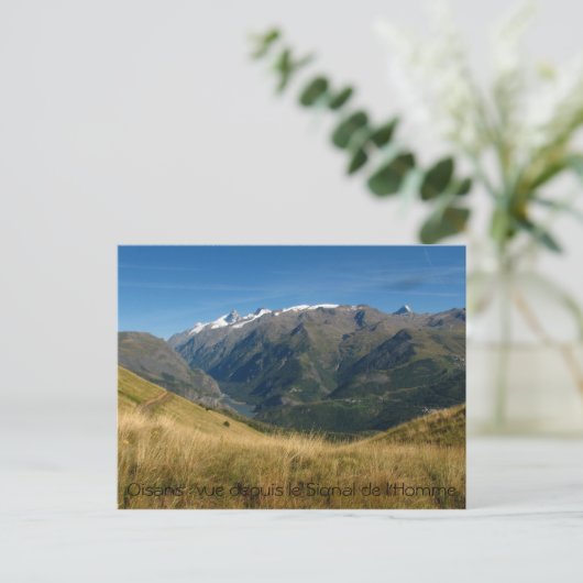 Vue depuis Signal de l'homme, Oisans : vue... Postkarte (Stehend Vorderseite)
