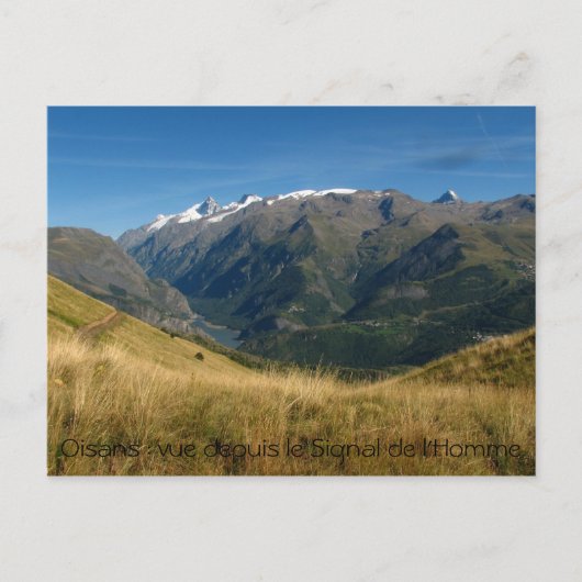 Vue depuis Signal de l'homme, Oisans : vue... Postkarte (Vorderseite)