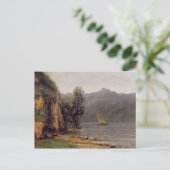 Vue du Lac Leman, c.1873-77 Postkarte (Stehend Vorderseite)