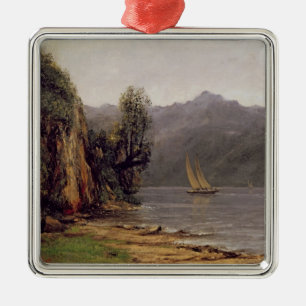 Vue du Lac Leman, c.1873-77 Silbernes Ornament