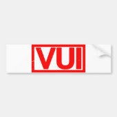 Vui Briefmarke Autoaufkleber (Vorne)