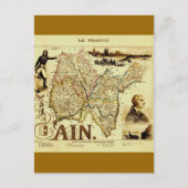 Vuillemin Karte aus dem 19. Jahrhundert von Frankr (Vorderseite)