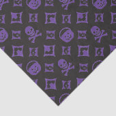 Vuitton! Designer Halloween LG lila Seidenpapier (Ausschnitt)