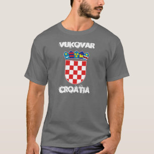 Vukovar, Kroatien mit Wappen T-Shirt