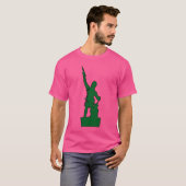 Vulcan Birmingham Alabama Green T-Shirt (Vorne ganz)