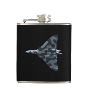 Vulcan Bomber im Flug Flachmann