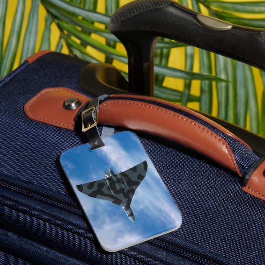 Vulcan Bomber im Flug Gepäckanhänger (Vorderseite Insitu 1)