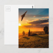 Vulcan Bomber Misty Dawn Postkarte (Vorne/Hinten)