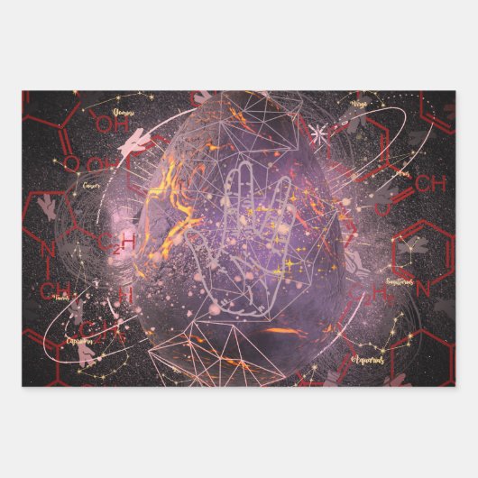 Vulcan Celebrant Geschenkpapier Set (Vorderseite 3)