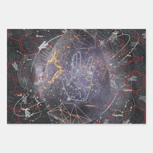 Vulcan Celebrant Geschenkpapier Set (Vorderseite 2)