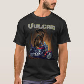 Vulcan der Schmiedmotorradentwurf T-Shirt (Vorderseite)