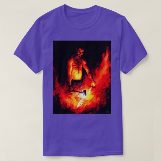 Vulcan God of the Forge T T-Shirt (Design vorne)