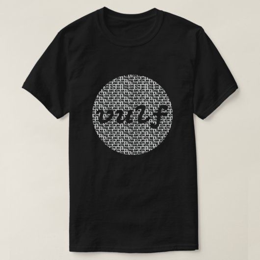 Vulfpeck Shirt White Print - Gib mir einfach einen (Design vorne)