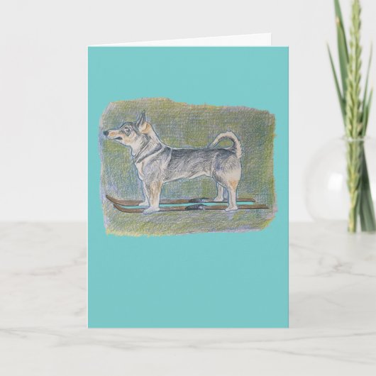 Vulhound Weihnachtskarte Karte (Vorderseite)