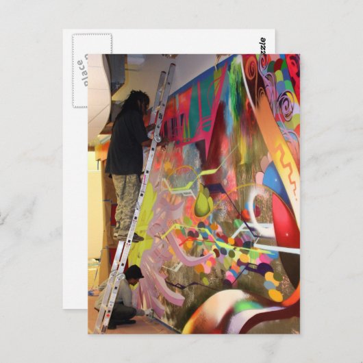 Vulkan (10) postkarte (Vorne/Hinten)