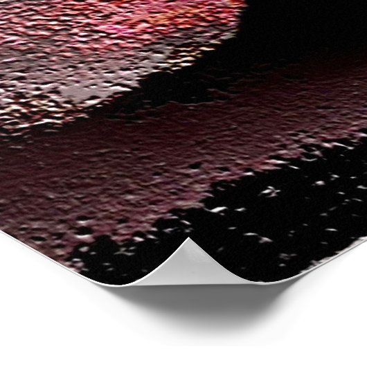 Vulkan 9 enamel poster (Ecke)