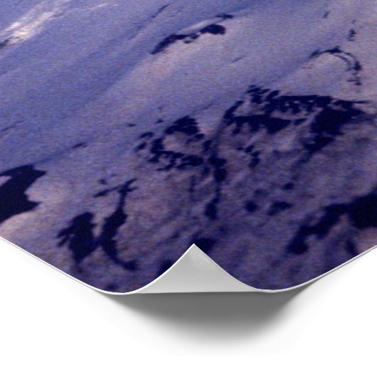 Vulkan Aleutian Islands Poster (Ecke)