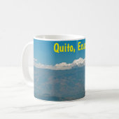 Vulkan Antisana und Masten, Quito, Ecuador Kaffeetasse (Vorderseite Links)