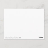 Vulkan Arenal - Costa Rica Postkarte (Rückseite)