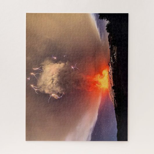 Vulkan Ätna Puzzle (Vertikal)