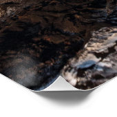 Vulkan-Ausbruch: Lava, Gas, Dampf, Asche Poster (Ecke)