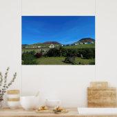 Vulkan Backyard Poster (Küche)