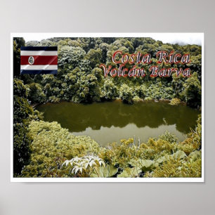 Vulkan Barva - Costa Rica - Poster