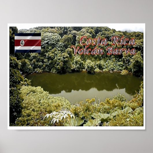 Vulkan Barva - Costa Rica - Poster (Vorne)