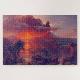 Vulkan bei Sunset Jigsaw Puzzle