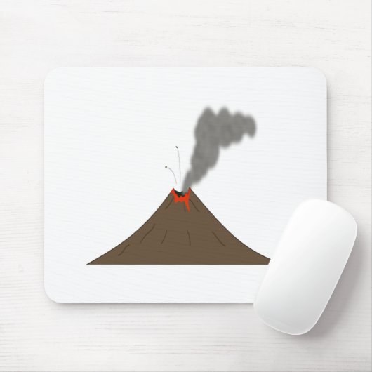 Vulkan-Berg Mousepad (Mit Mouse)