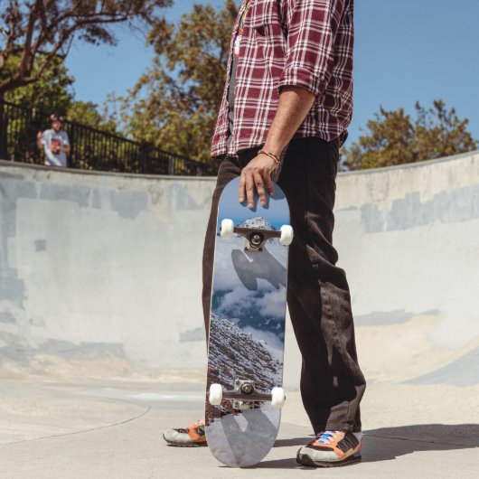 Vulkan Berg Schnee Skateboard (Außenbereich2)