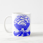 Vulkan - Blau Kaffeetasse (Links)