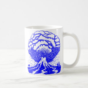 Vulkan - Blau Kaffeetasse