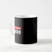 Vulkan-Boarding-Legende Vulkan-Surf-Abenteuer  Kaffeetasse (Vorderseite Links)