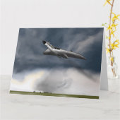 Vulkan Bomber Greetings Card Karte (Gelbe Blume)