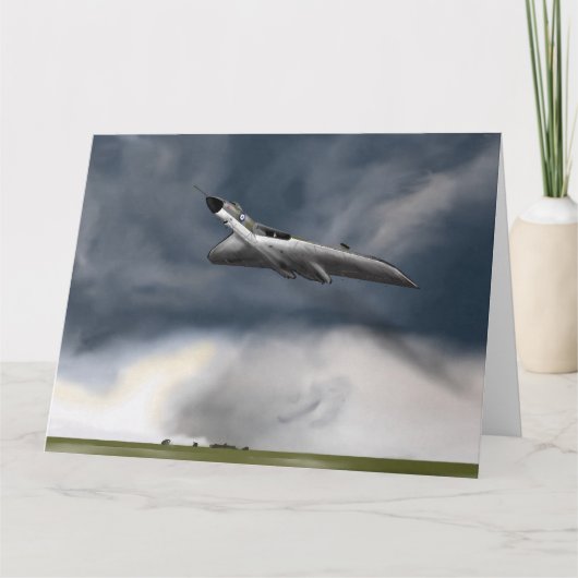 Vulkan Bomber Greetings Card Karte (Vorderseite)
