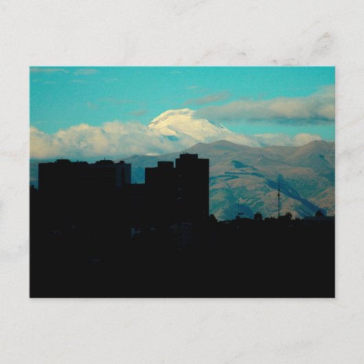 Vulkan Cayambe Postkarte (Vorderseite)