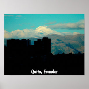 Vulkan Cayambe, Quito, Ecuador Poster