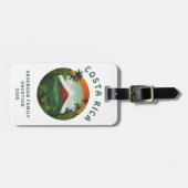 Vulkan Costa Rica Gepäckanhänger (Vorderseite horizontal)