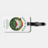 Vulkan Costa Rica Gepäckanhänger (Rückseite horizontal)