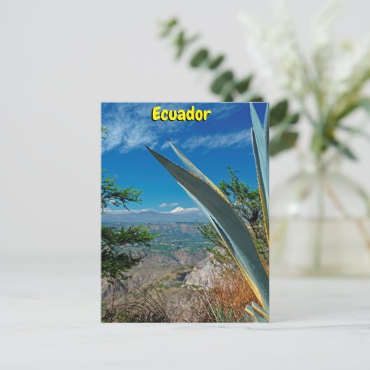 Vulkan Cotopaxi, Ecuador Postkarte (Stehend Vorderseite)