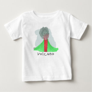 Vulkan, der durch Michael zeichnet Baby T-shirt