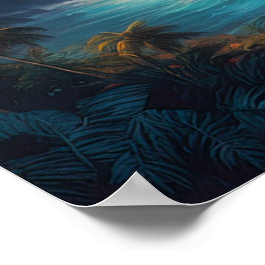 Vulkan entfesselt, tropische Eruption Poster (Ecke)