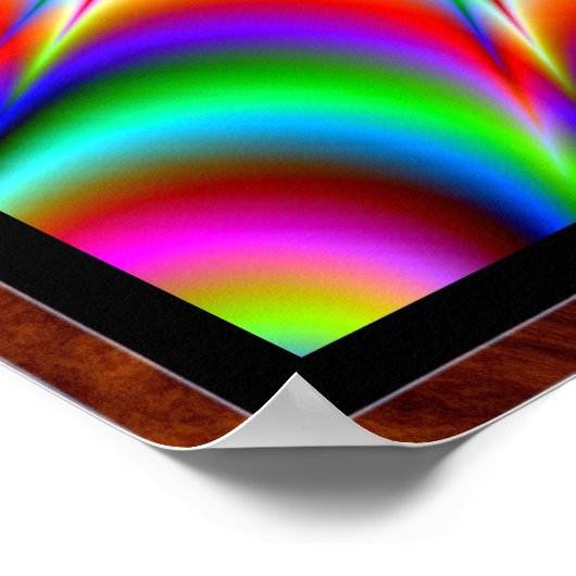 Vulkan Eruption of Colors Poster (Ecke)