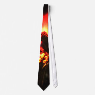 Vulkan-Eruptions-Aquarell Krawatte