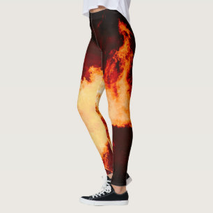 Vulkan-FeuerLeggins heiß! Leggings