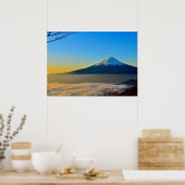 Vulkan Fuji Landschaft Poster (Küche)