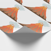 Vulkan Geschenkpapier (Ecke)