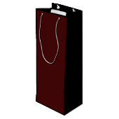 Vulkan Geschenktüte Für Weinflaschen (Rückseite Schrägansicht)